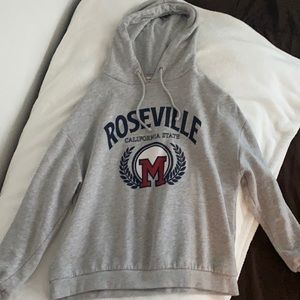 Grey Roseville hoddie